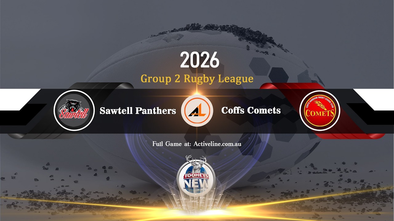 First Grade - Sawtell Panthers - VS - Coffs Comets   - Group 2 Rugby League  2026